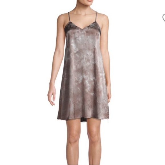 ATM- tie dye slip dress silk - Picture 1 of 7
